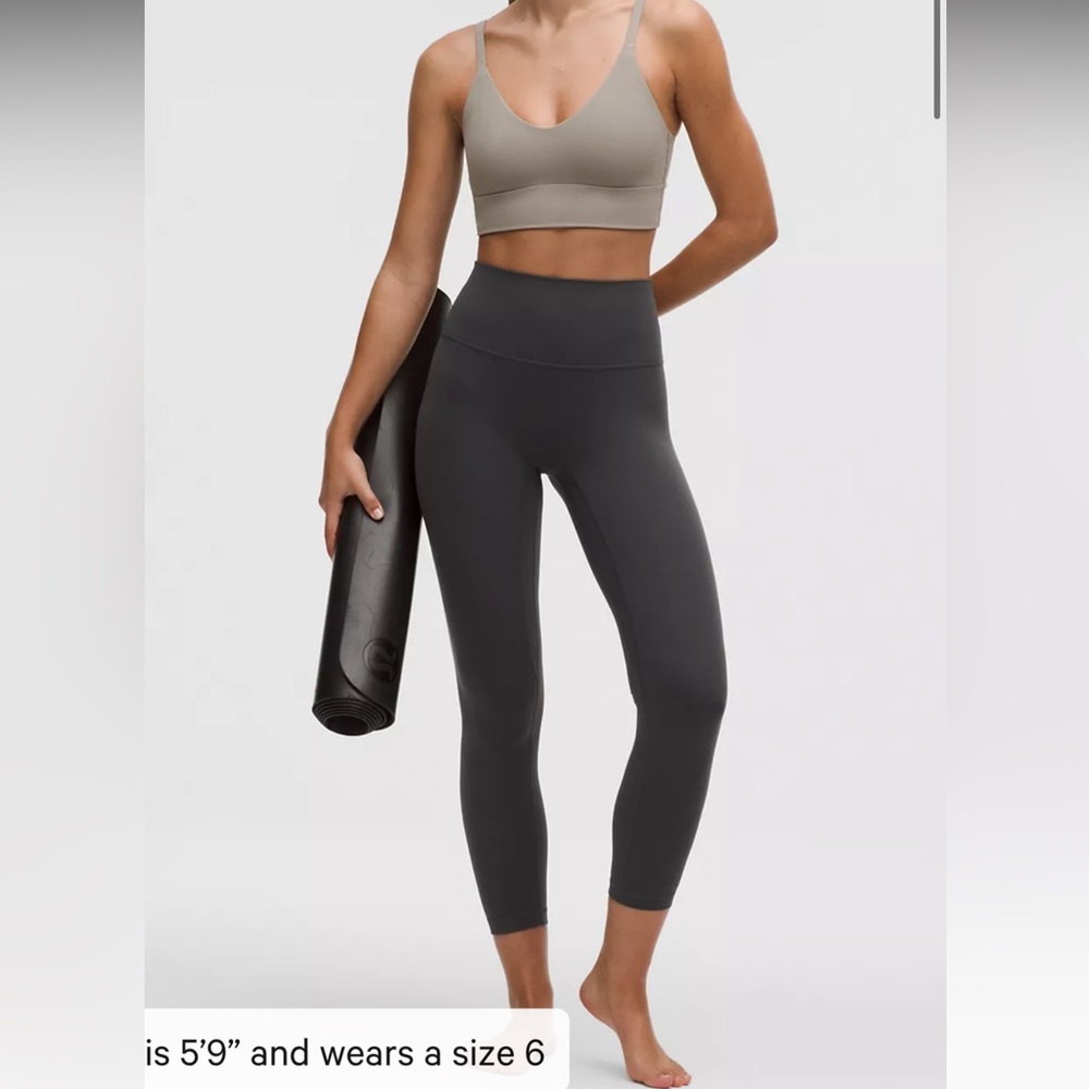 Lululemon Align 25” Graphite Grey Size 2